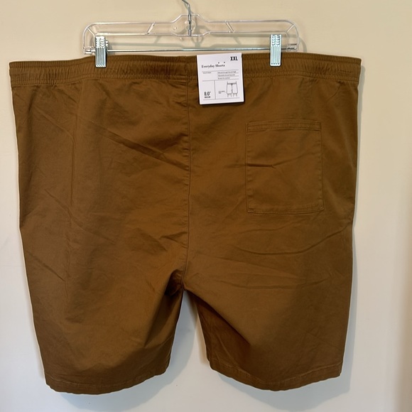 Goodfellow NEW Men’s Twill Shorts Size XXL Casual Elastic Drawstring Waist NWT - Picture 5 of 13